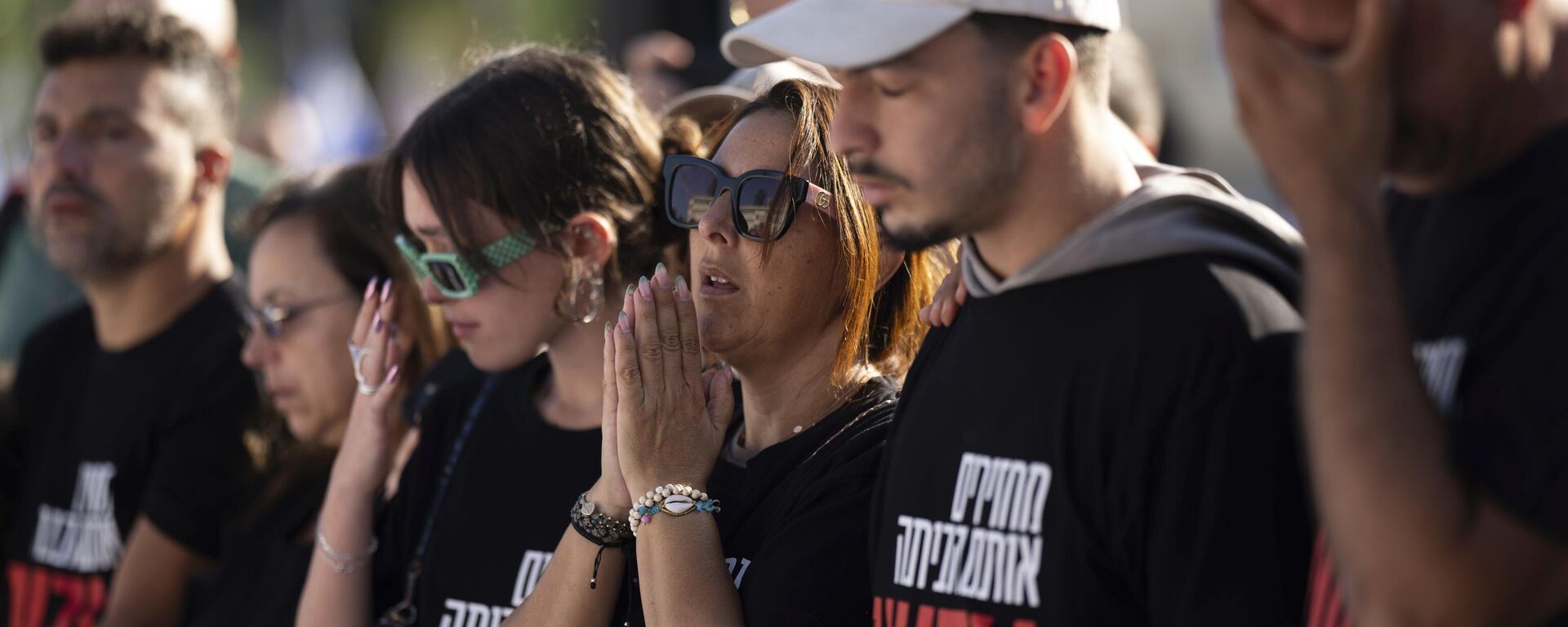 Familiares de los rehenes israelís en una manifestación - Sputnik Mundo, 1920, 27.08.2024