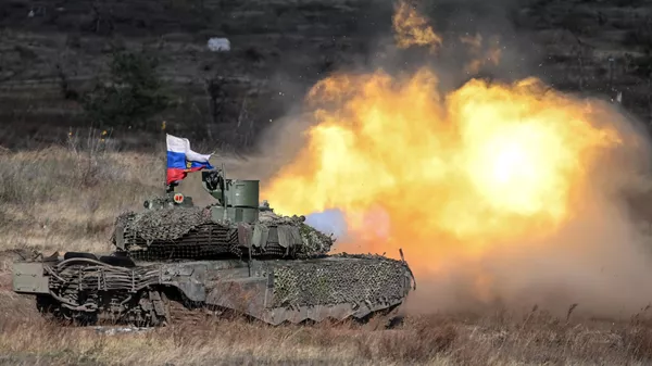 Un tanque ruso T-90M - Sputnik Mundo