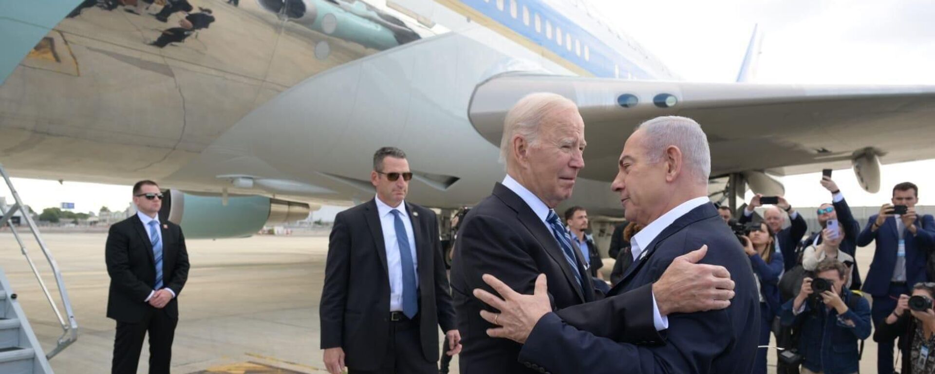 El primer ministro de Israel, Benjamín Netanyahu, y el presidente de Estados Unidos, Joe Biden - Sputnik Mundo, 1920, 11.05.2024