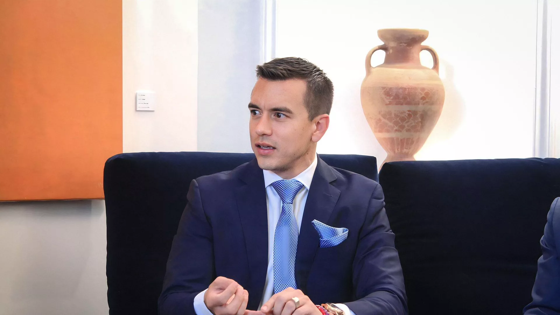 Daniel Noboa, presidente electo de Ecuador en una gira internacional por Europa Daniel Noboa, presidente electo de Ecuador en una gira internacional por Europa