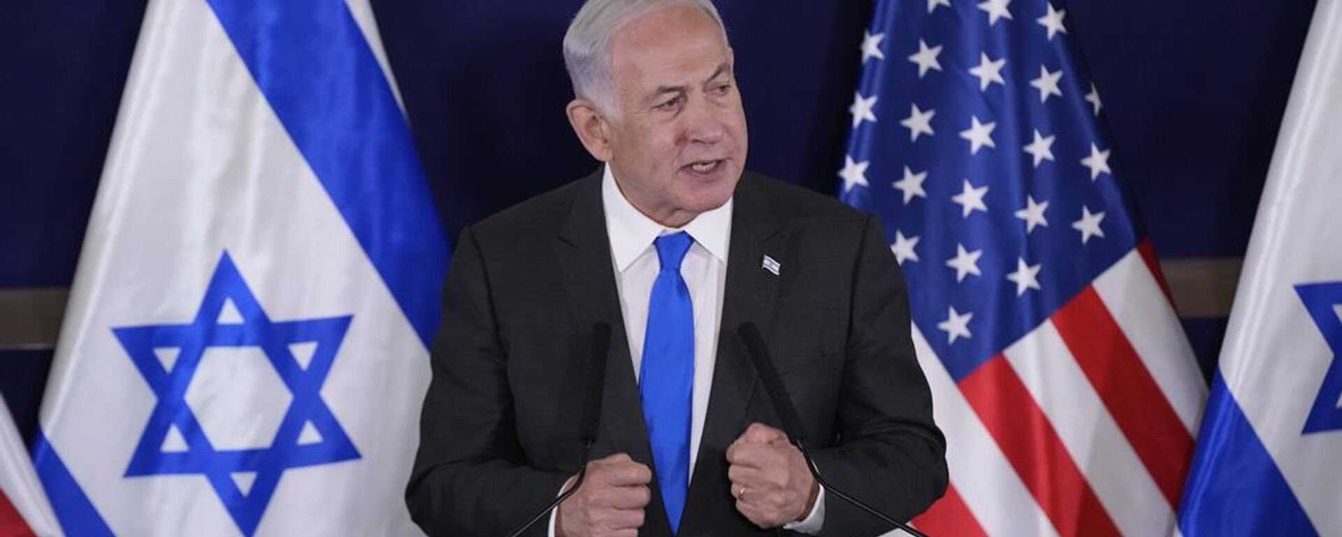 El primer ministro de Israel, Benjamín Netanyahu - Sputnik Mundo, 1920, 11.10.2024