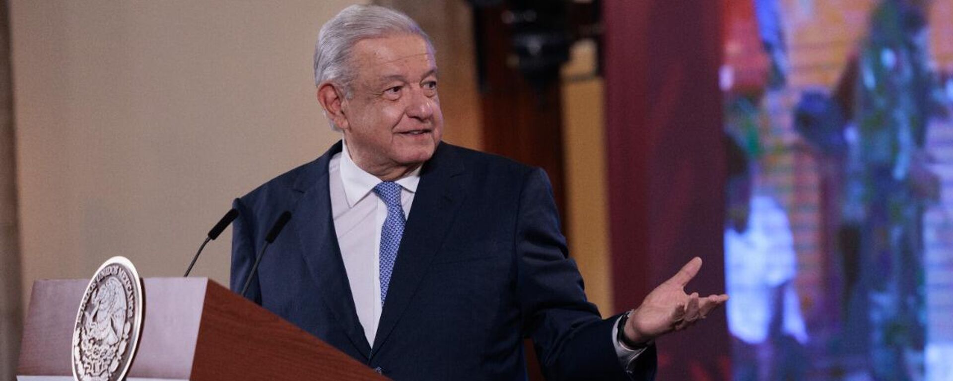 El presidente de México, Andrés Manuel López Obrador. - Sputnik Mundo, 1920, 07.11.2023