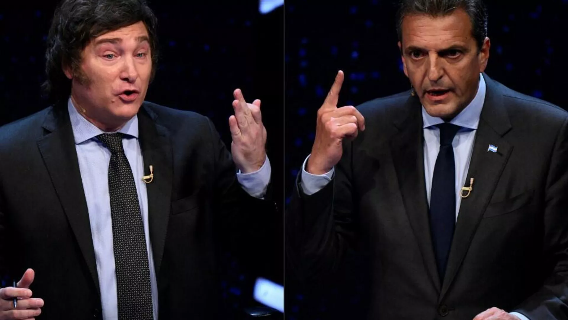 Los candidatos presidenciales de Argentina, Javier Milei y Sergio Massa Los candidatos presidenciales de Argentina, Javier Milei y Sergio Massa - Sputnik Mundo, 1920, 13.11.2023