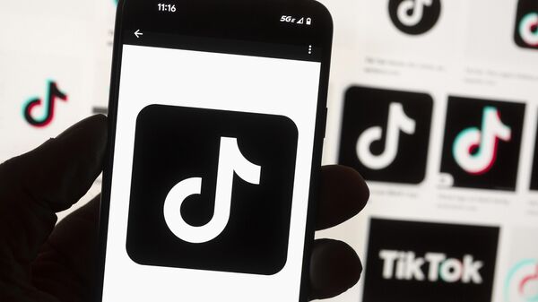 Logo de la red social TikTok - Sputnik Mundo