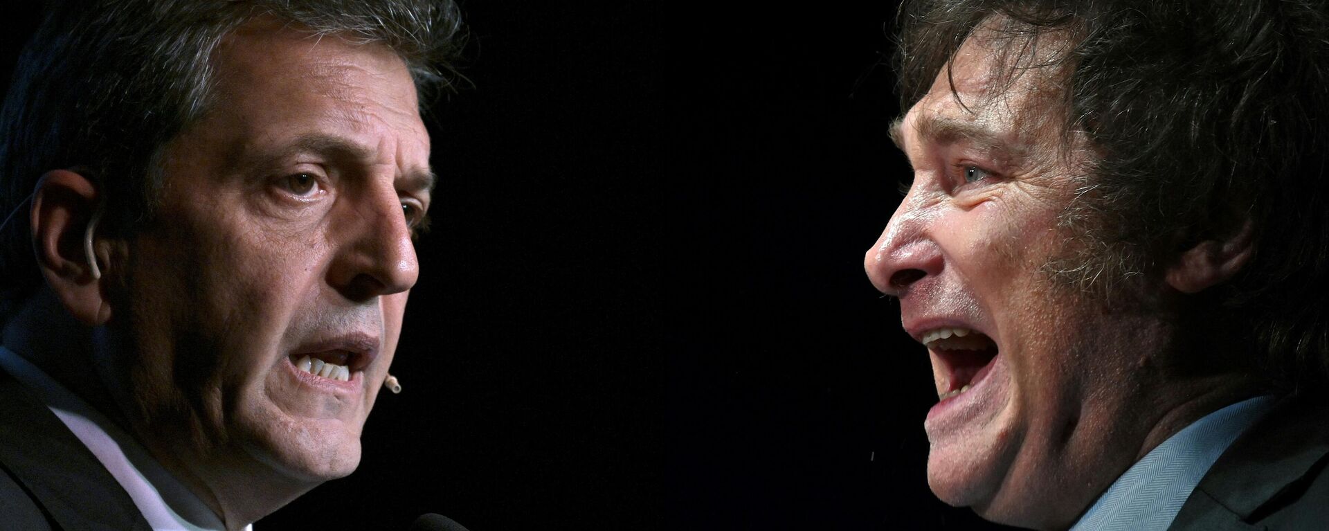 Los candidatos a la Presidencia argentina, Sergio Massa y Javier Milei - Sputnik Mundo, 1920, 14.11.2023