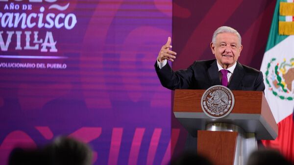 El presidente de México, Andrés Manuel López Obrador. - Sputnik Mundo