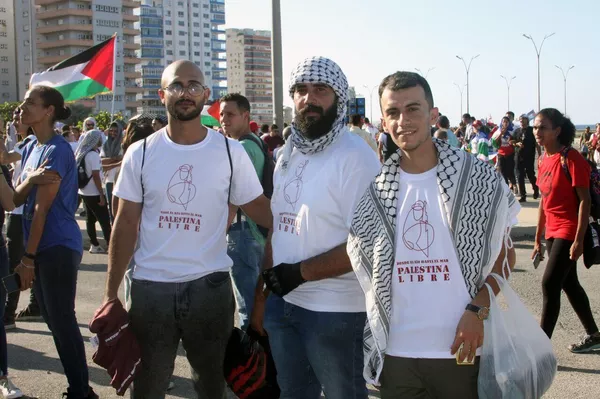 Marcha en La Habana contra genocidio de Israel en Palestina - Sputnik Mundo