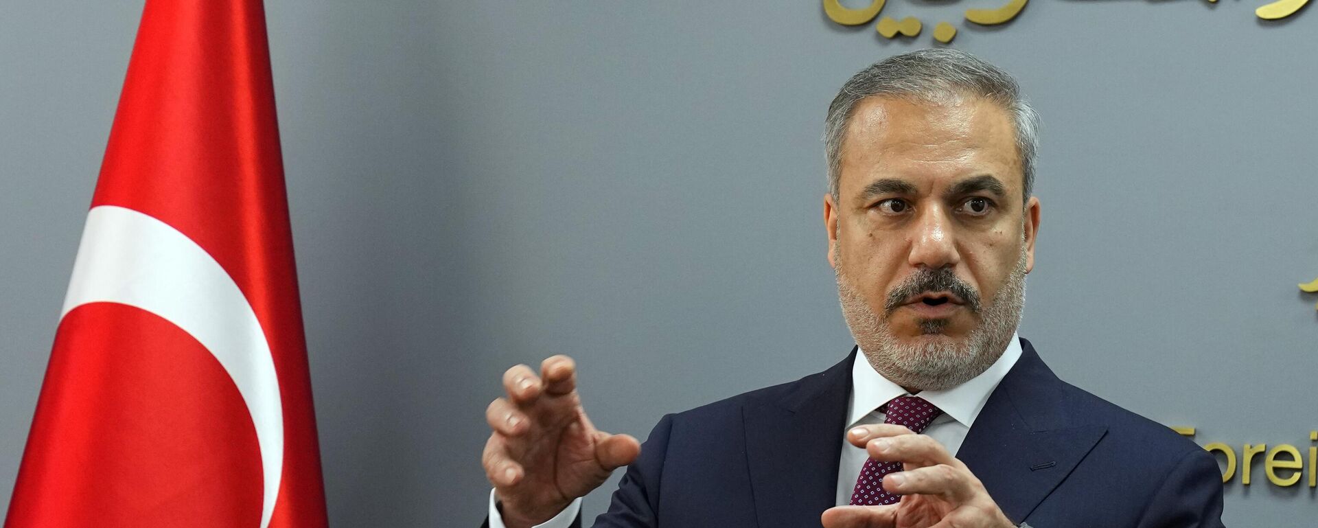 El ministro de Exteriores de Turquía, Hakan Fidan - Sputnik Mundo, 1920, 05.02.2025