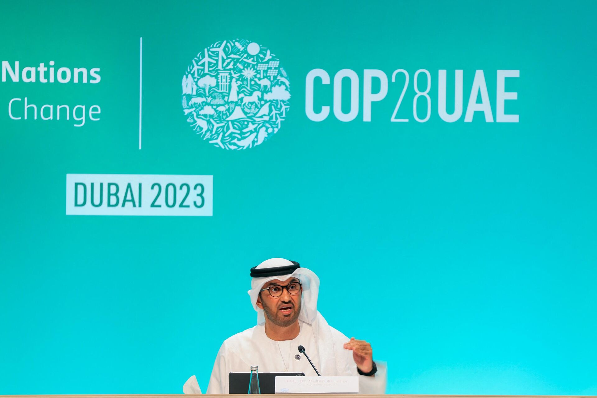 Sultan Al Jaber, el presidente de la COP 28 - Sputnik Mundo, 1920, 02.12.2023