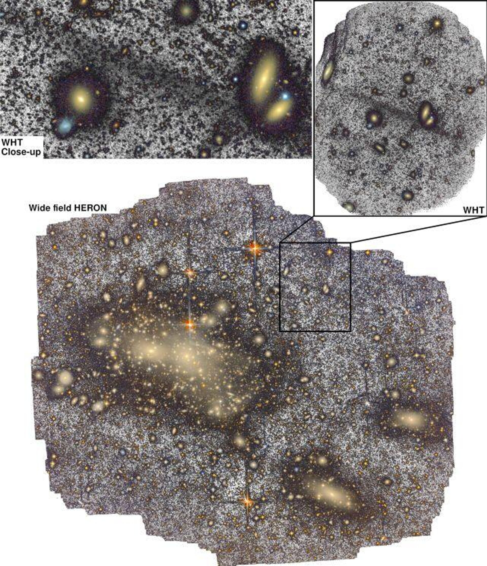 Vista general de la Corriente Gigante de Coma y su ubicación en el Cúmulo de Coma - Sputnik Mundo, 1920, 01.12.2023