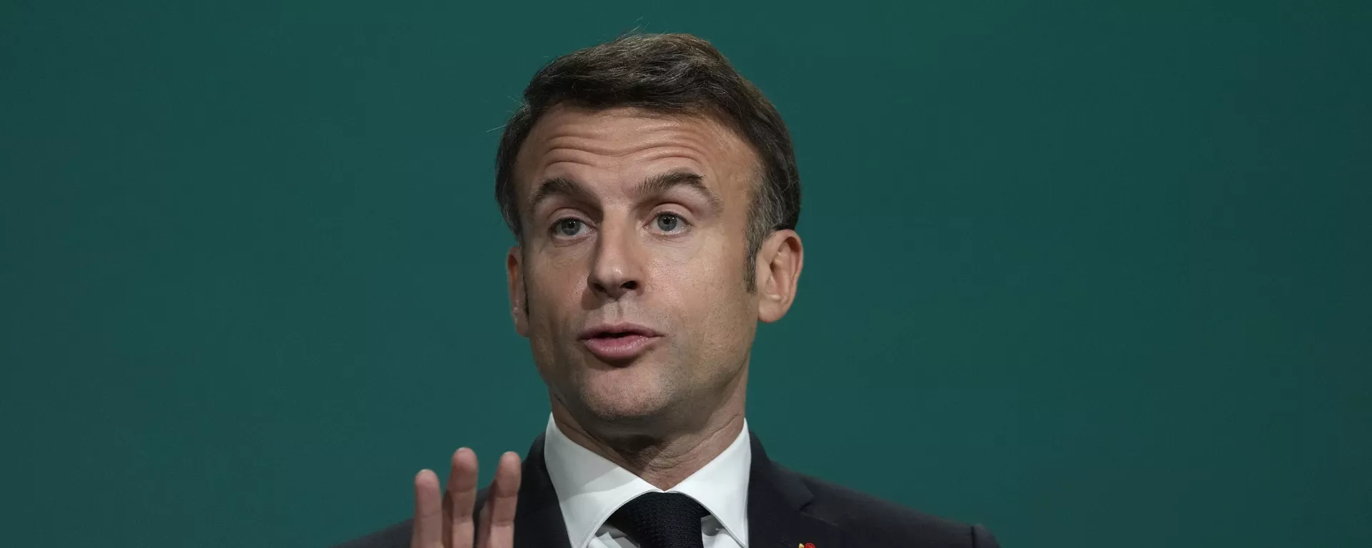 El presidente de Francia, Emmanuel Macron El presidente de Francia, Emmanuel Macron - Sputnik Mundo, 1920, 10.12.2023
