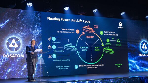 Al margen de la Conferencia sobre el Clima COP28, la Corporación Estatal Rosatom celebró el Día de las Centrales Nucleares de Baja Potencia   - Sputnik Mundo