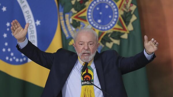 Luiz Inacio Lula da Silva, presidente de Brasil  - Sputnik Mundo