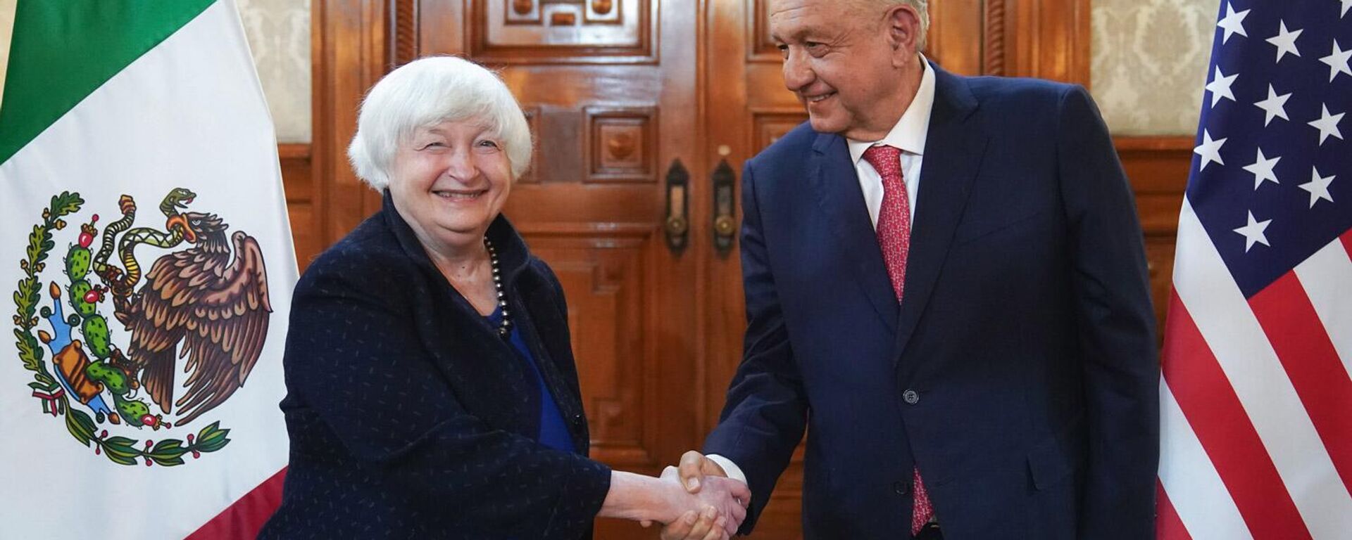 Janet Yellen se reune con AMLO - Sputnik Mundo, 1920, 08.12.2023