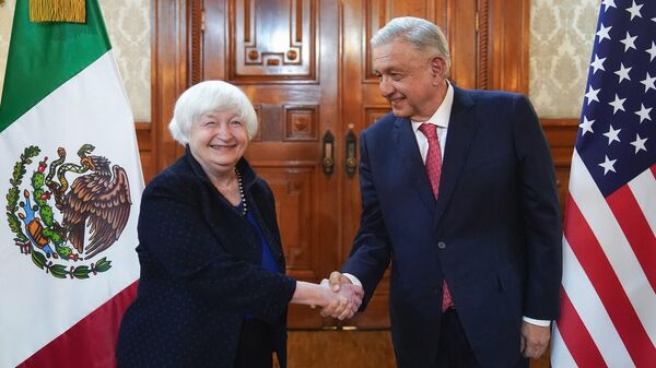 Janet Yellen se reune con AMLO - Sputnik Mundo