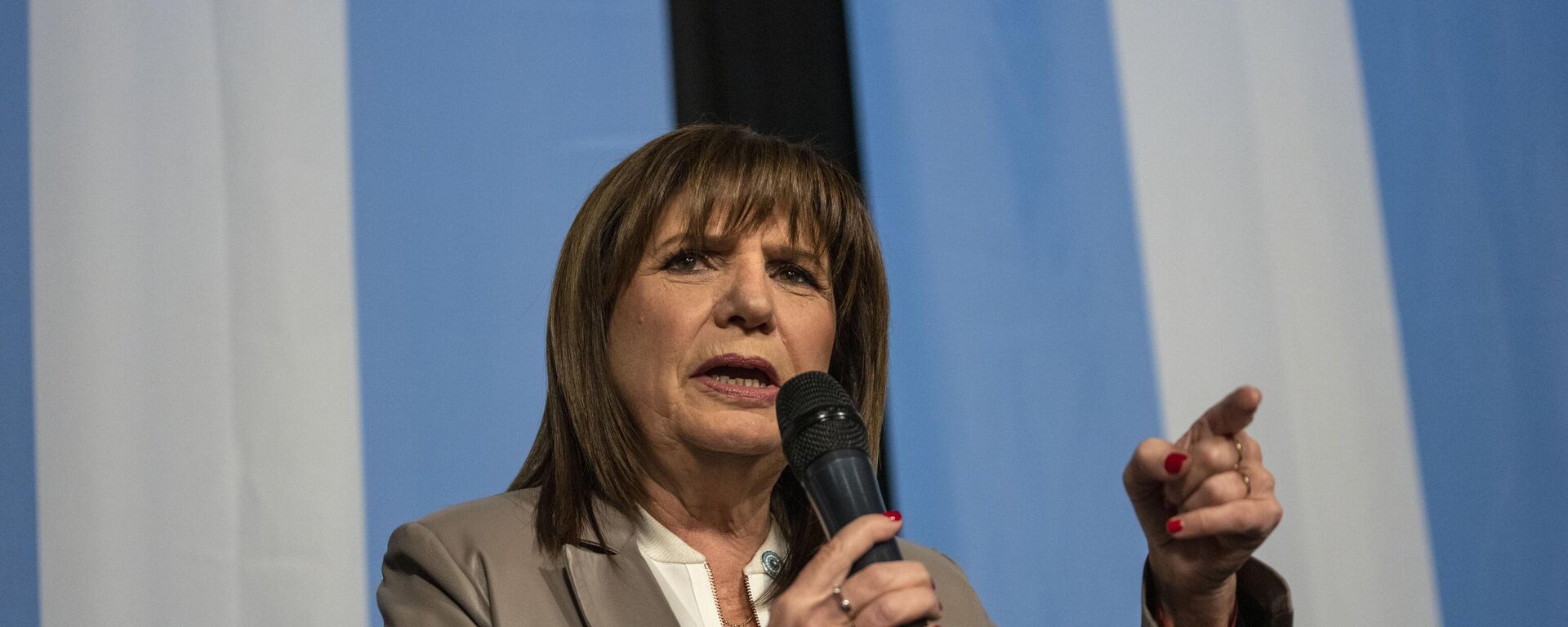 La ministra designada de Seguridad y excandidata presidencial argentina, Patricia Bullrich - Sputnik Mundo, 1920, 10.12.2023