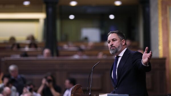 El diputado y presidente del partido de ultraderecha español Vox, Santiago Abascal - Sputnik Mundo