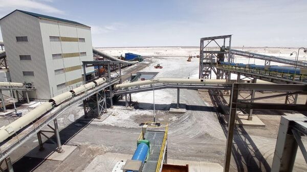 Inauguración de la planta industrial de carbonato de litio en el salar de Uyuni - Sputnik Mundo