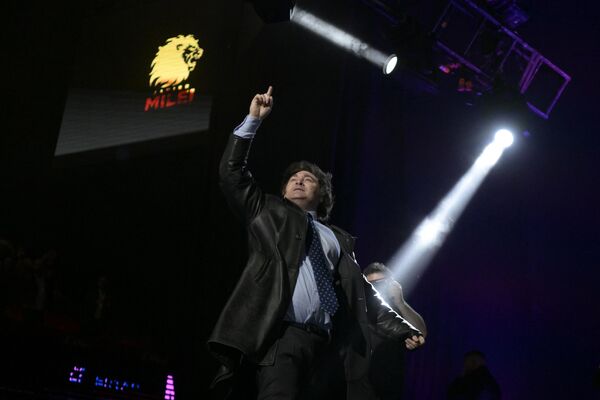 El 19 de noviembre, Javier Milei ganó la segunda vuelta de las elecciones presidenciales argentinas. Tomó posesión de su cargo el 10 de diciembre y se convirtió en el primer presidente libertario de la historia. - Sputnik Mundo