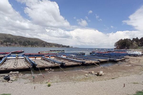 El lago Titicaca revive con la caída de lluvias y sube su nivel de agua. - Sputnik Mundo