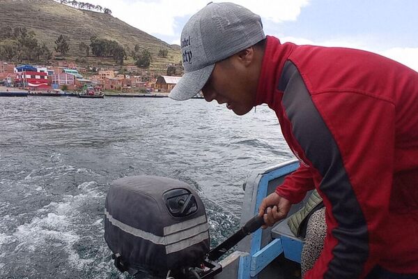 El lago Titicaca revive con la caída de lluvias y sube su nivel de agua. - Sputnik Mundo