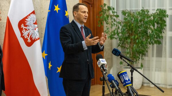  Radoslaw Sikorski, ministro de Exteriores de Polonia - Sputnik Mundo