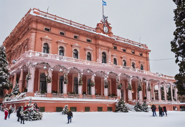 La Casa Rosada en Buenos Aires, Argentina, dibujada por la red neuronal. - Sputnik Mundo