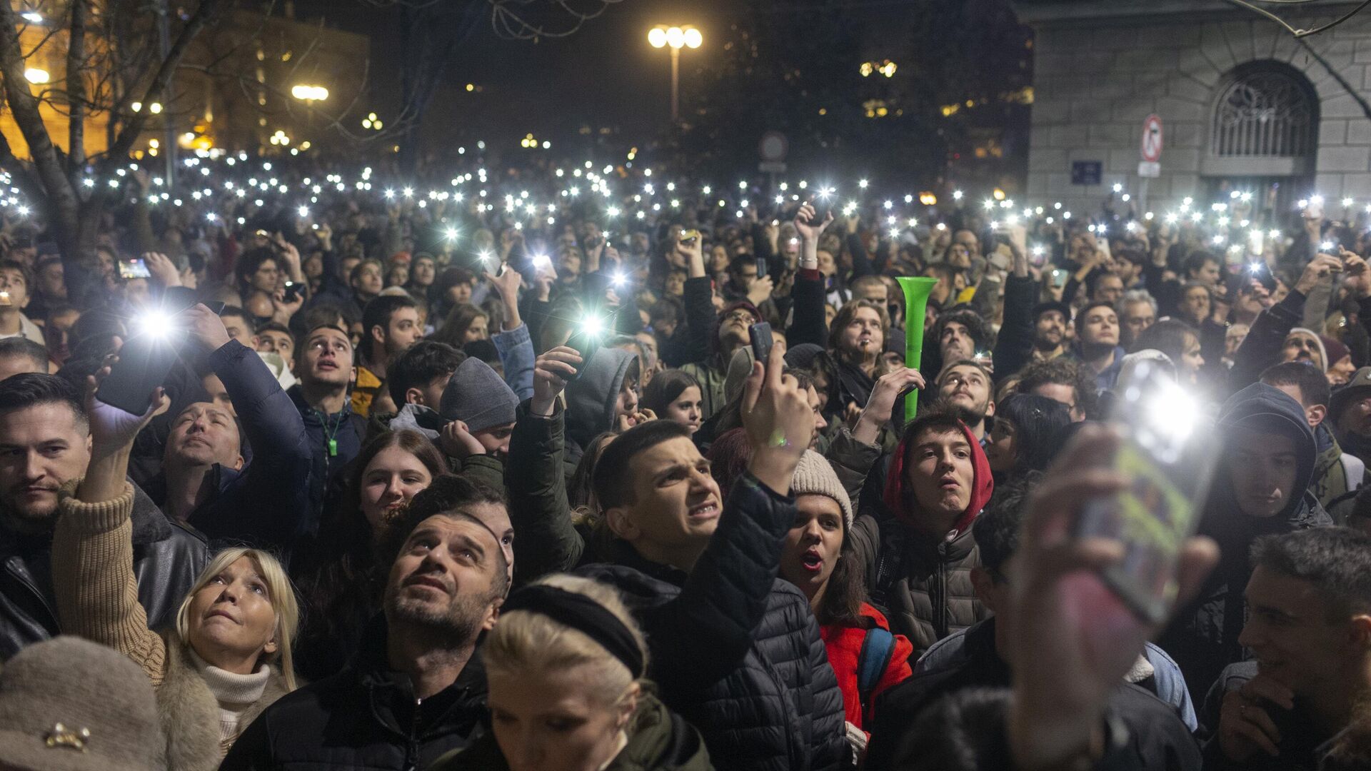 Protestas en Serbia Protestas en Serbia - Sputnik Mundo, 1920, 28.12.2023