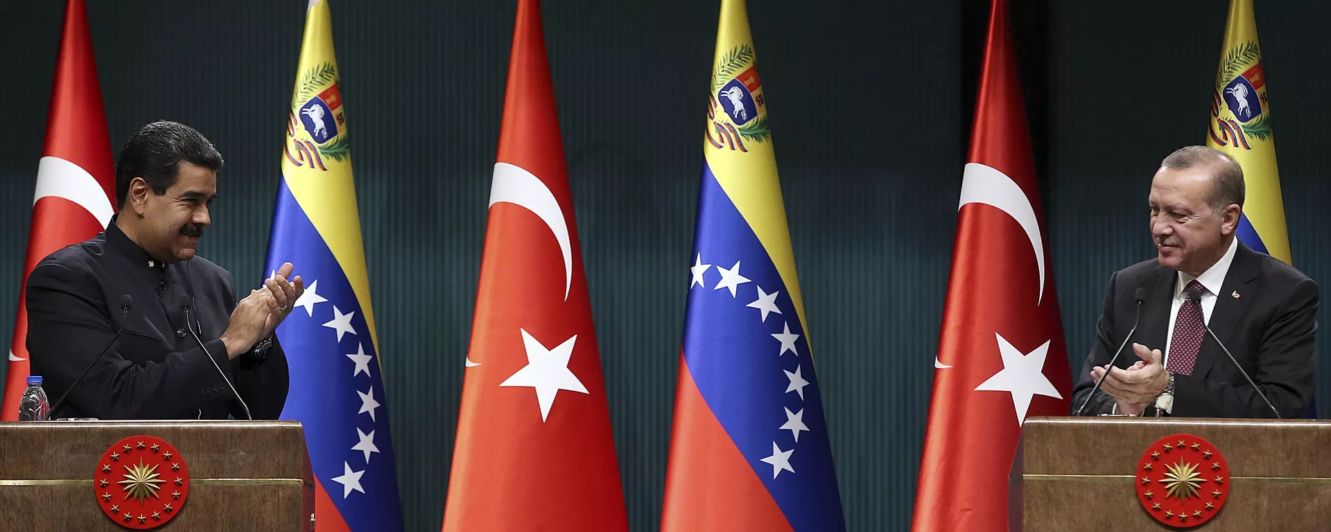 Nicolás Maduro y Recep Tayyip Erdogan  - Sputnik Mundo, 1920, 08.06.2024
