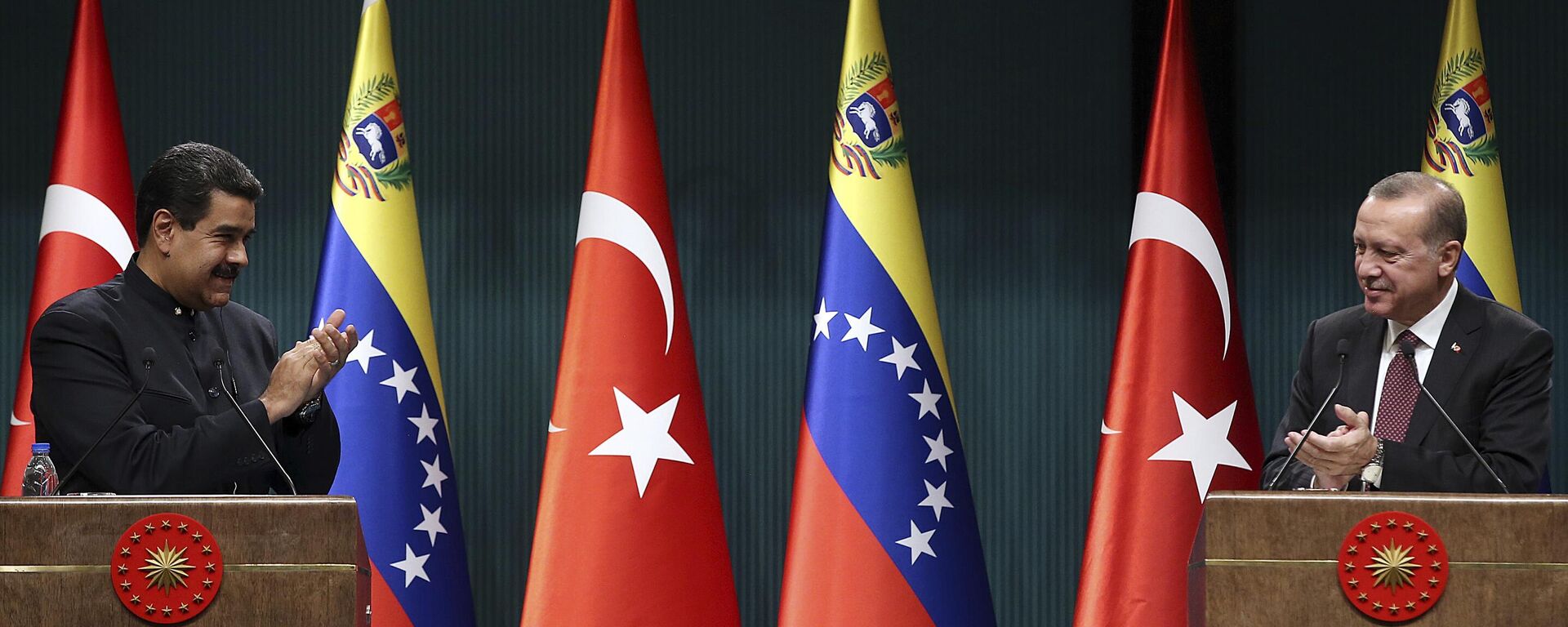 Nicolás Maduro y Recep Tayyip Erdogan  - Sputnik Mundo, 1920, 08.06.2024