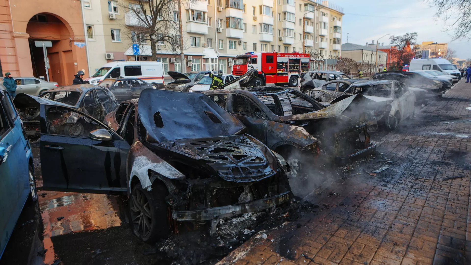 Las consecuencias del ataque ucraniano contra la ciudad rusa de Bélgorod