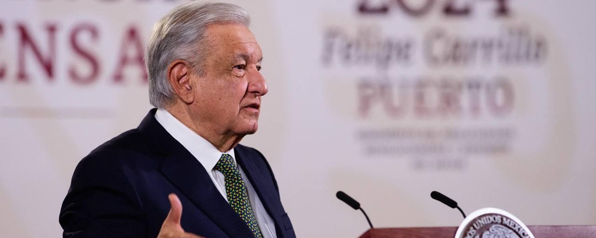 El presidente de México, Andrés Manuel López Obrador. - Sputnik Mundo, 1920, 12.01.2024