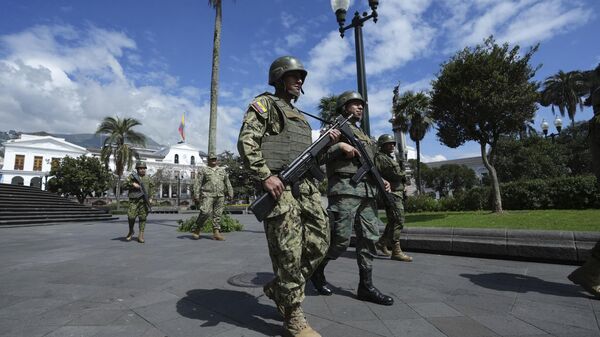 Militares de Ecuador - Sputnik Mundo