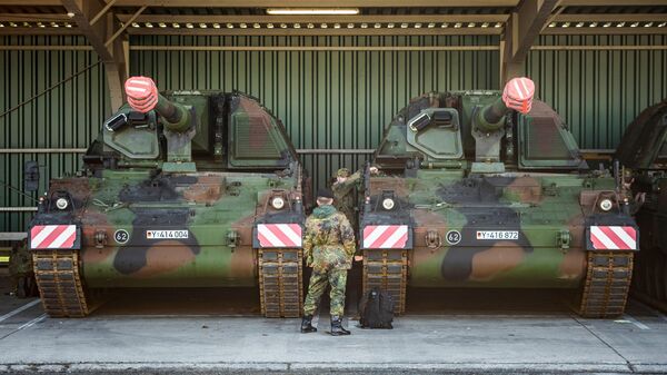 Obús alemán Panzerhaubitze 2000 (PzH 2000)  - Sputnik Mundo