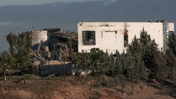 Las consecuencias del ataque con misiles lanzado por el Cuerpo de Guardianes de la Revolución Islámica (CGRI) contra la capital de la región del Kurdistán, Erbil, el 16 de enero, 2024 - Sputnik Mundo