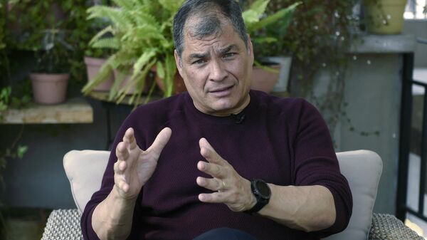 Rafael Correa, expresidente de Ecuador - Sputnik Mundo