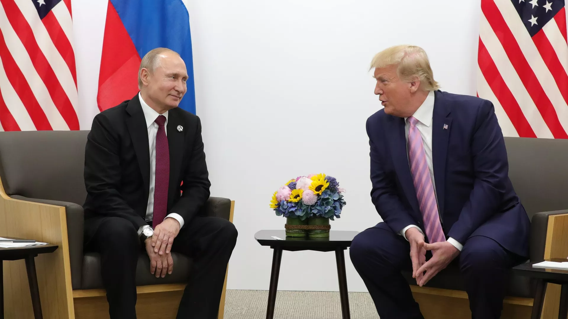 El presidente ruso, Vladímir Putin y el exmandatario de EEUU, Donald Trump - Sputnik Mundo, 1920, 07.11.2024