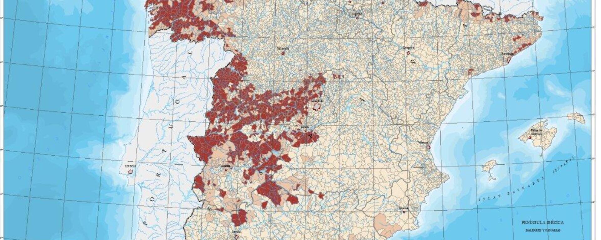 Cartografía del potencial del gas radón en España - Sputnik Mundo, 1920, 23.01.2024