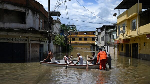 Consecuencias de lluvias (archivo) - Sputnik Mundo