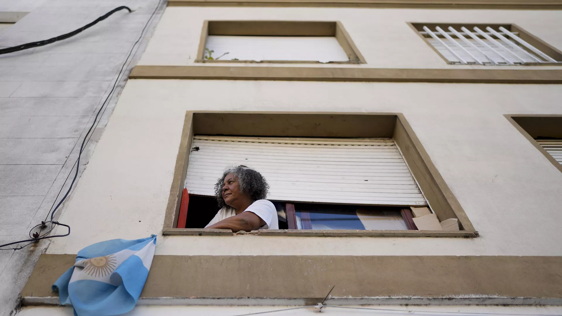 Una mujer en Argentina