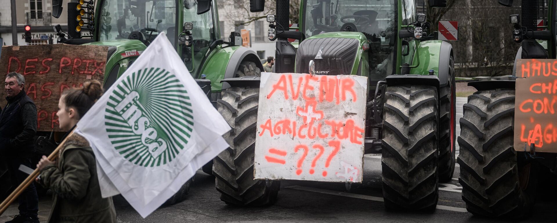 La Federación Nacional de Sindicatos de los Trabajadores Agrícolas impulsa movilizaciones contra Emmanuel Macron - Sputnik Mundo, 1920, 29.01.2024