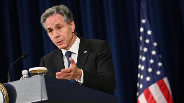 El secretario de Estado de EEUU, Antony Blinken - Sputnik Mundo