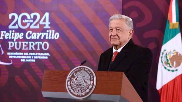 El presidente de México, Andrés Manuel López Obrador. - Sputnik Mundo