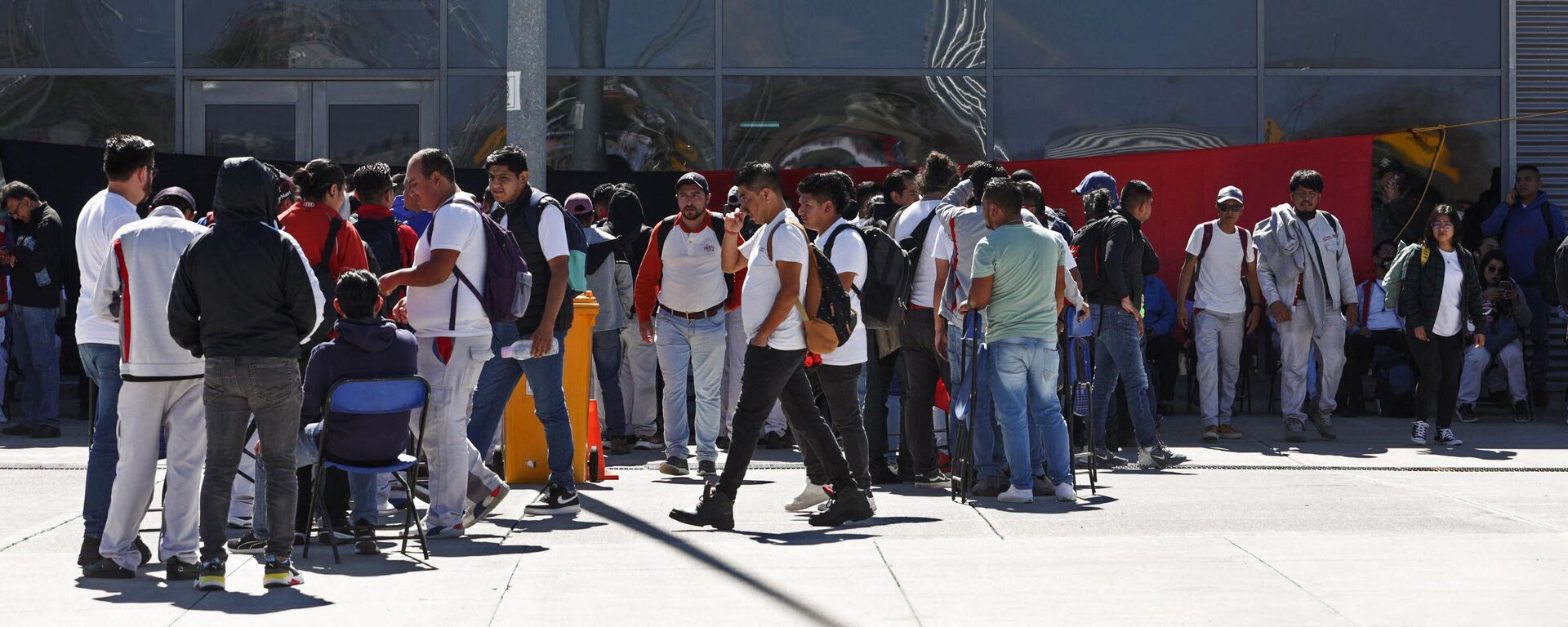 La huelga en la planta de Audi en Puebla, en el centro de México, estalló a finales de enero. - Sputnik Mundo, 1920, 01.02.2024
