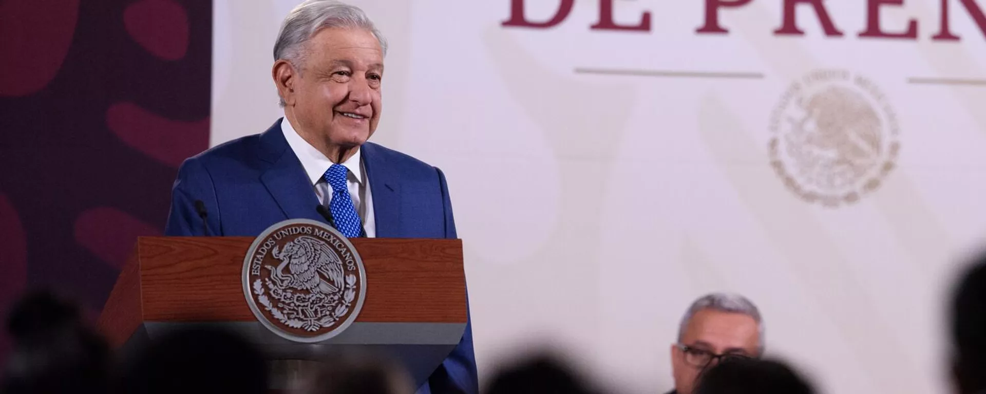 El presidente de México, Andrés Manuel López Obrador. El presidente de México, Andrés Manuel López Obrador. - Sputnik Mundo, 1920, 02.02.2024