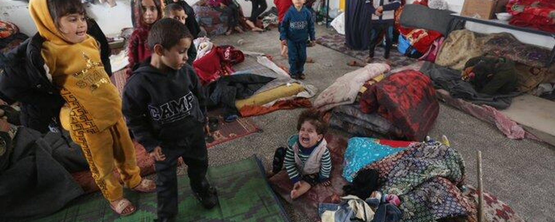 Niños palestinos en la Franja de Gaza. - Sputnik Mundo, 1920, 04.03.2024