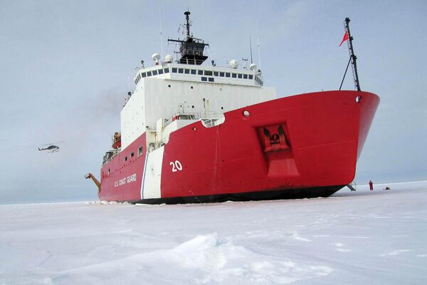 USCGC Healy, rompehielos de la Guardia Costera de EEUU - Sputnik Mundo