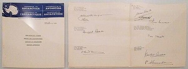 Firmas del Tratado Antártico - Sputnik Mundo