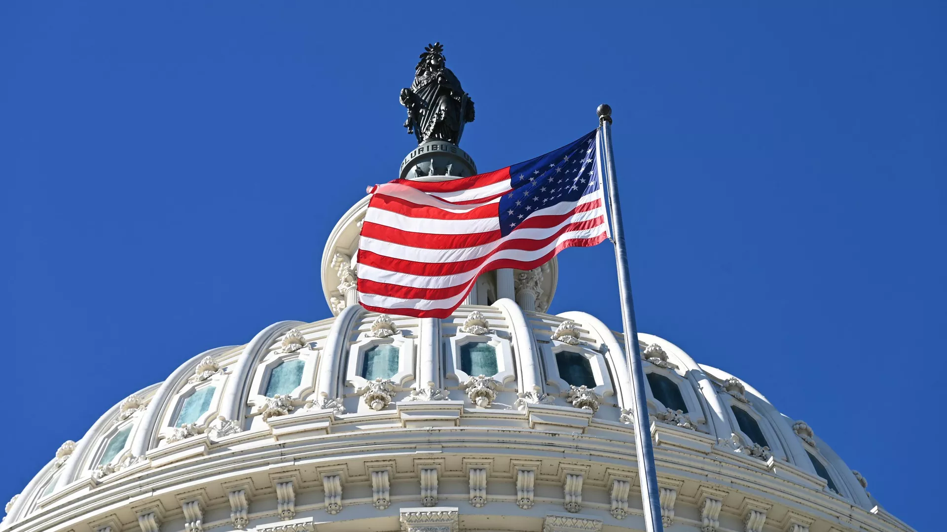 Una vista del Capitolio de Estados Unidos en Washington DC, en febrero de 2024