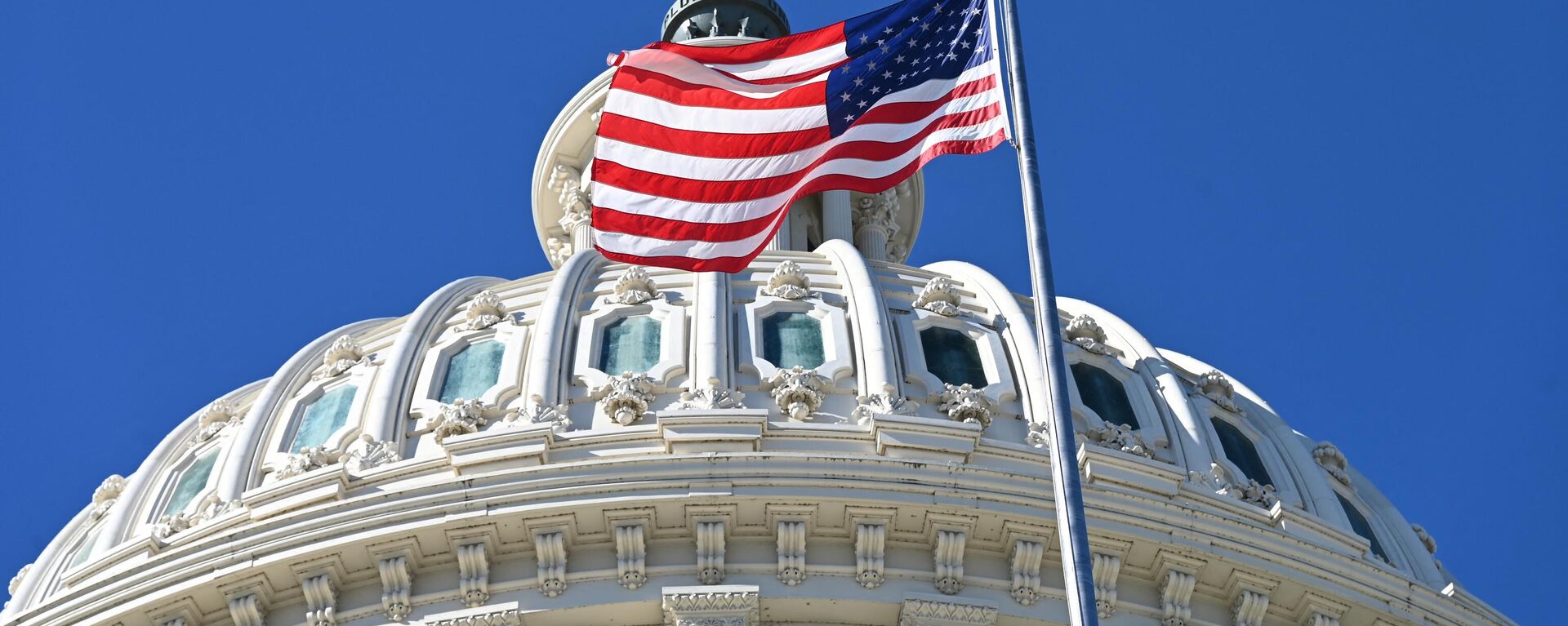 Una vista del Capitolio de Estados Unidos en Washington DC, en febrero de 2024 - Sputnik Mundo, 1920, 21.02.2024